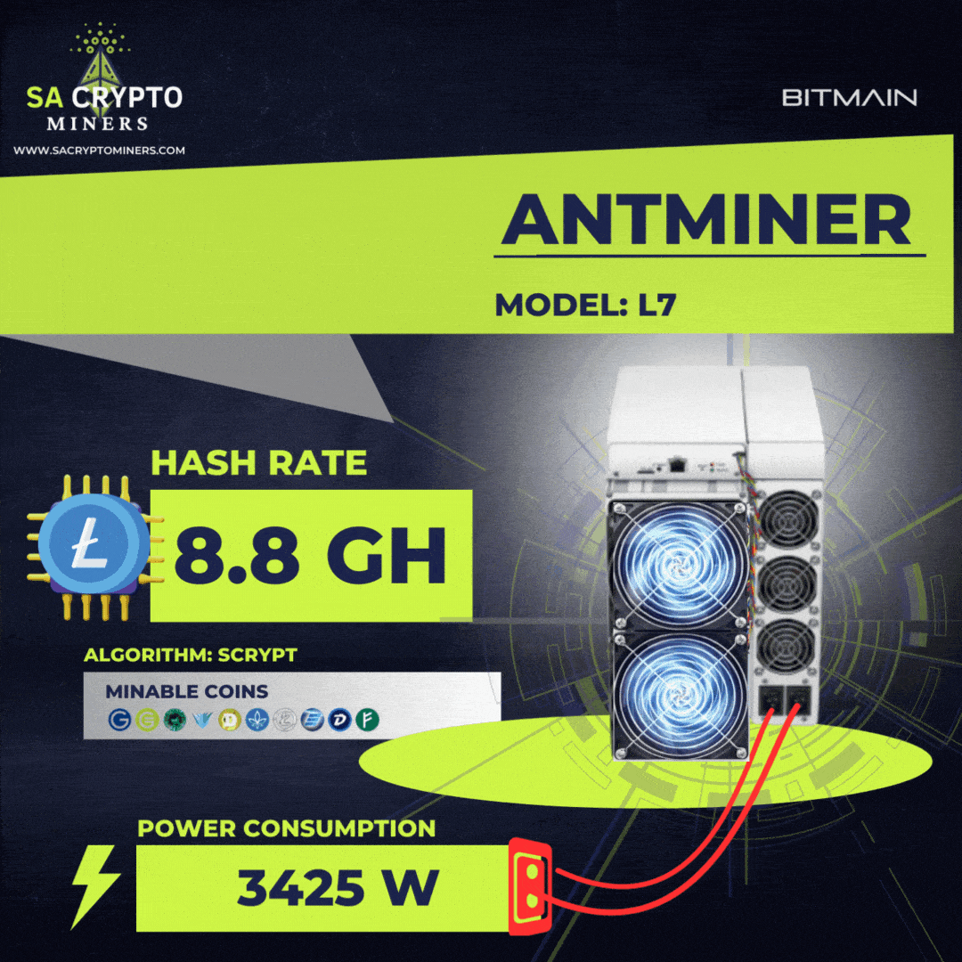 New Bitmain Antminer L7 8.8Gh/s