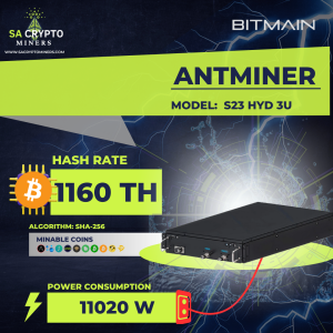 Bitmain Antminer S23 Hyd 3U
