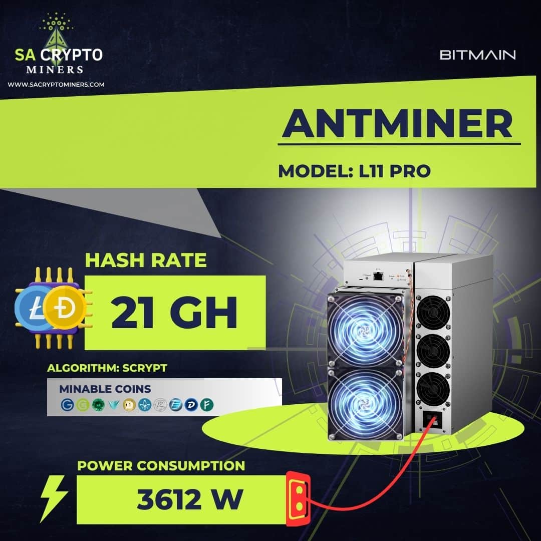 Bitmain Antminer L11 Pro Dogecoin Miner 21GH